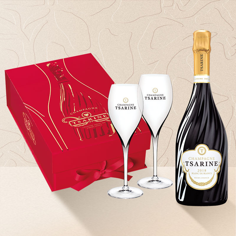 Coffret Tsarine Blanc de Blancs 2018 Grand Cru